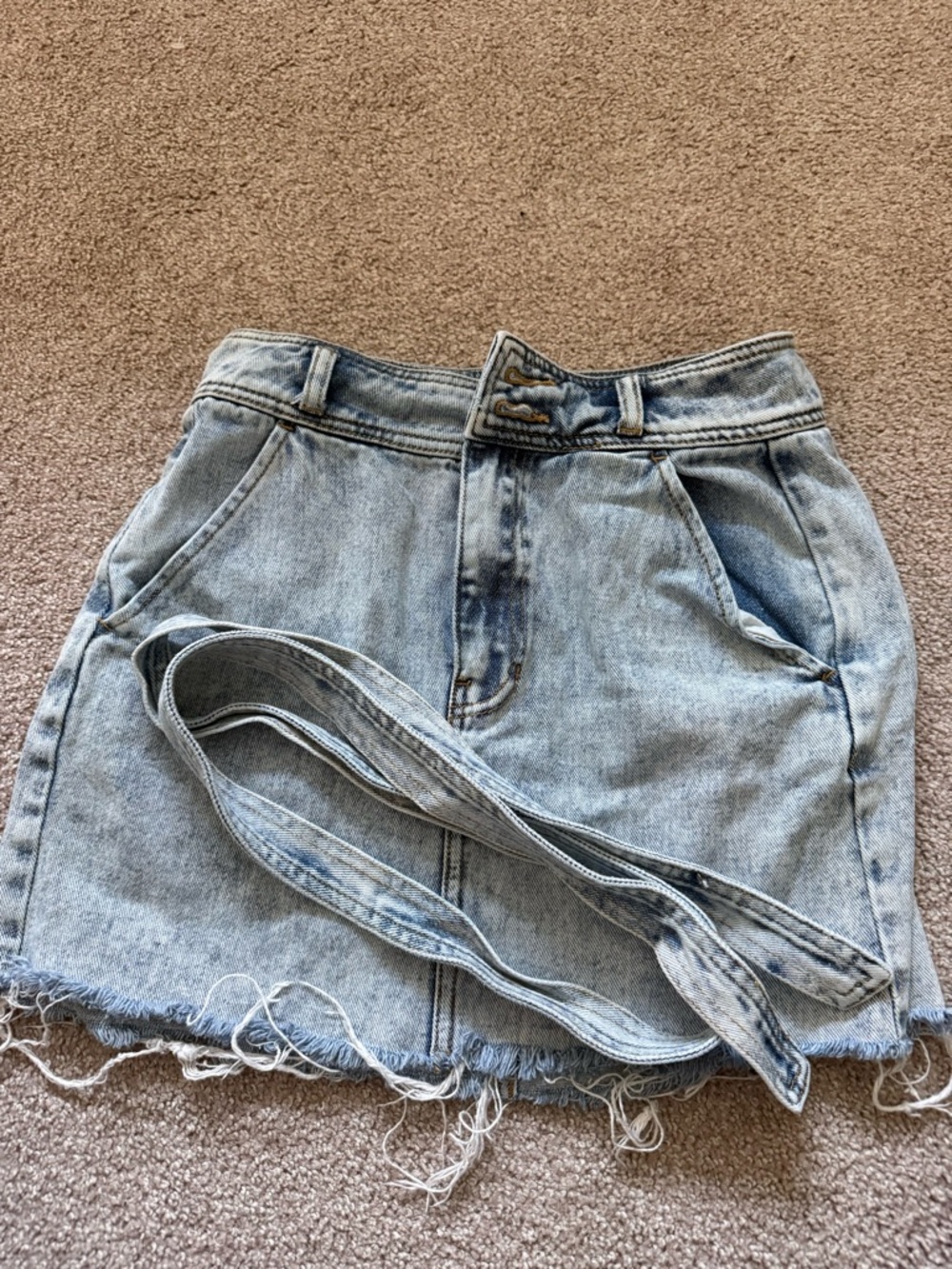 PacSun Light Blue Denim Skirt